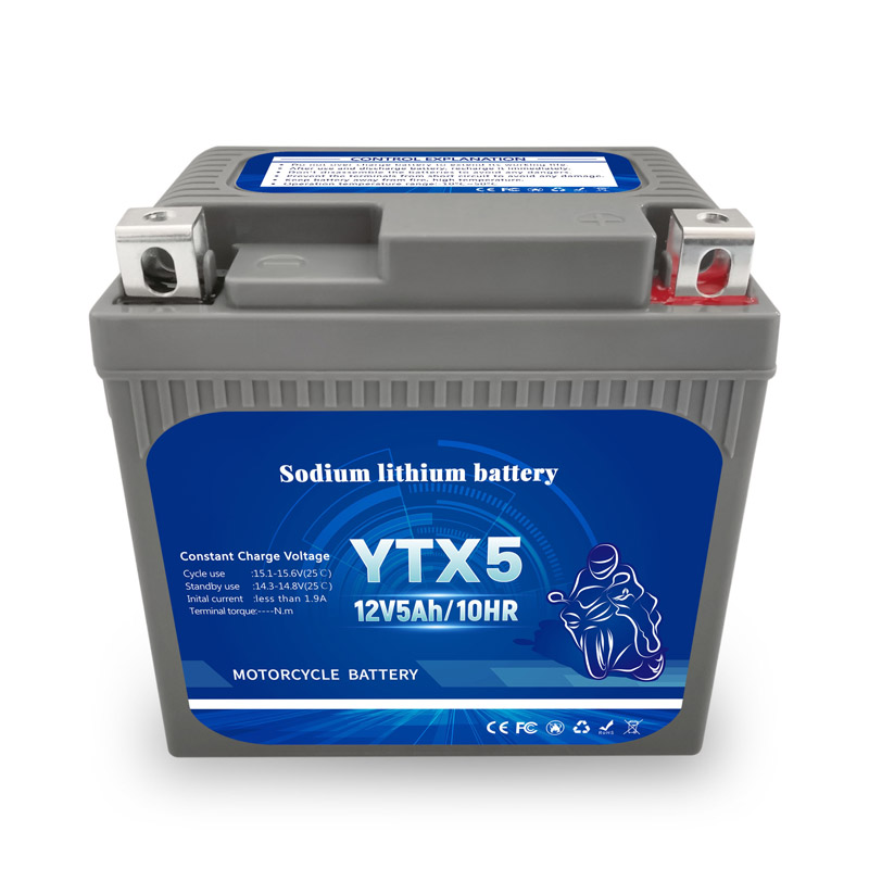 Sodium Motorcycle Battery YTX5